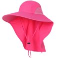 thumbnail image 2 of Men'S and Women'S Summer Quick Drying Outdoor Fishing Bucket Beach Visor Hat Neck Guard Big Head Girth Fisherman'S Hat Breathable Quick Drying Visor Sun Hat Sun Hat, 2 of 3