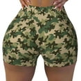 thumbnail image 2 of Lsque Camouflag Pattern High Waisted Biker Shorts for Women-Tummy Control Fitness Athletic Workout Running Yoga Gym Shorts,Moisture-Wicking-Small, 2 of 9