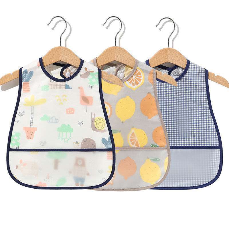 Pack of 24 Disposable Bibs Infant Perfect for Home or Travel Adjustable Fit for Any Baby Mess Free Feeding with Crumb Catcher or Toddler 