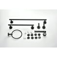 thumbnail image 5 of 6 Piece Stainless Steel Bathroom Towel Rack Set Wall Mount Brushed Nickel, 5 of 5
