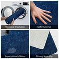 thumbnail image 3 of Pofeuu Sparkling Blue Glitter Print Flannel Doormats Rug16"x24"Rug Washable Doormats Indoor Outdoor Rugs for Layered Front Door Mats, Porch, Kitchen, Entryway, 3 of 7