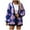 Purple, variant on BSDJILFG Fall Sweaters Women Trendy Checkered Plaid Print Cardigan Sweaters Open Front Long Sleeve Button Down Knitted Coat,S-XL