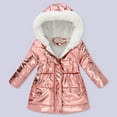 thumbnail image 2 of Boys Winter Coats Size 8-20 Girls Winter Long Down Coat with Fur Hood,Warm Quilted Jacket for Kids Cold Weather Outdoor Protection, 2 of 9