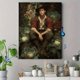 thumbnail image 4 of Qisvanset 12x16 Inch Vintage Man Smoking Portrait Canvas Print Wall Art, 4 of 5