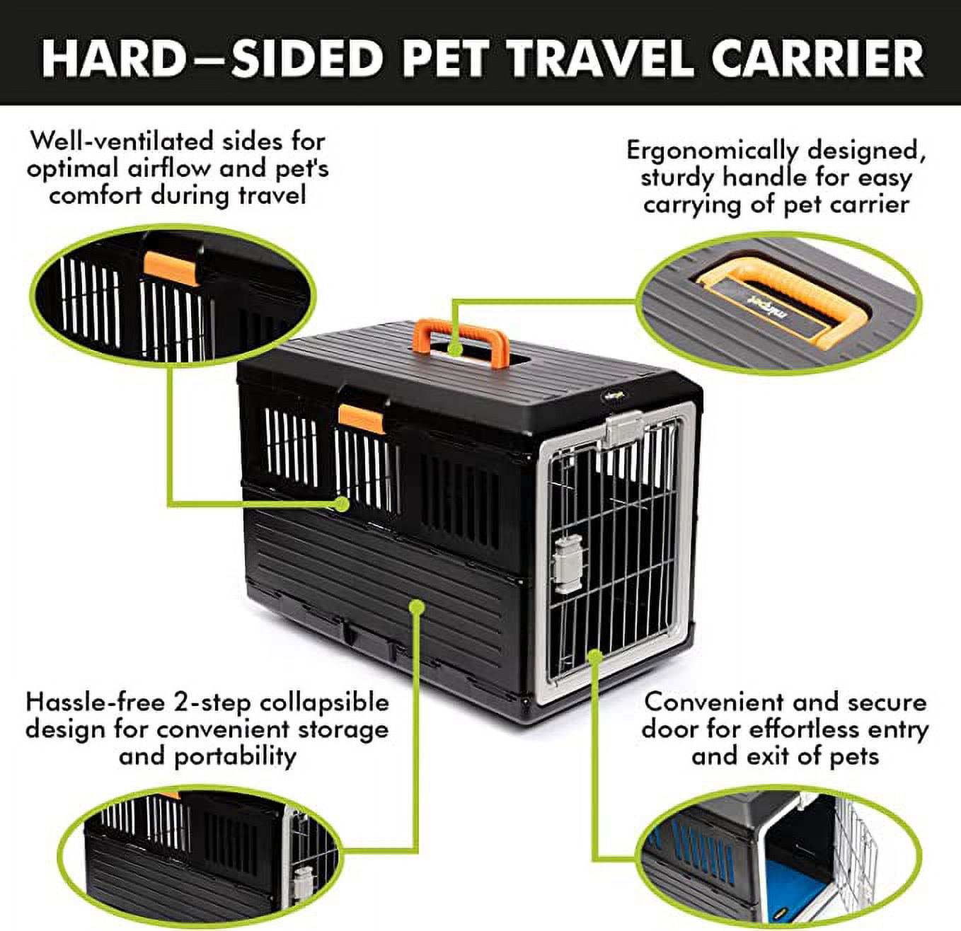 Mirapet Collapsible Pet Crate – Mirapetusa