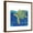 Brown Frame, variant on Art.com Coastal-Sea Turtle-Swirly Ocean Art Print by Robbin Rawlings, Black Frame Wall Art, 21" x 21"