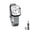 Sliver, variant on ZYX 7-Link Stainless Steel Band for Apple Watch, Women's Dressy Metal Bracelet with Tool, Sliver & Gold, 49mm/46mm/45mm/44mm/42mm(series 3/2/1)