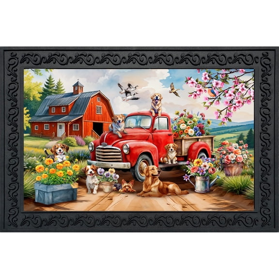 Briarwood Lane Farm Pups Doormat