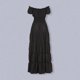 thumbnail image 4 of Vestido medieval para mujer estilo vintage con cuello oblicuo para Halloween cosplay traje diario, 4 of 9