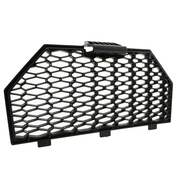 Polaris ATV Radiator Screen, Gloss Black, Genuine OEM Part 5453258-070, Qty 1