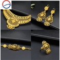 thumbnail image 3 of 24K Dubai Gold Plated Jewelry Set For Women, Wedding Jewelry Set, African Jewelry, Arab Jewelry, Gift For Her, Gift For Mom, 3 of 5