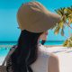 thumbnail image 4 of Sombrero de pescador para mujer con protección solar UV | Ala ancha de secado rápido estilo lengua | Sombrero ligero y transpirable para exteriores primavera y verano | Talla grande | 1 unidad, 4 of 7