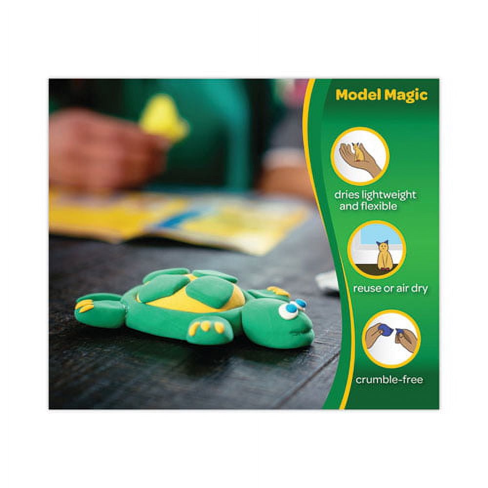 Model Magic Modeling Compound, 8 Oz Packs, 4 Packs, White, 2 Lbs | Bundle of 5