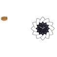 thumbnail image 1 of Cestas de almacenamiento,Cestas de almacenamiento de cocina tejidas con asas hechas a mano,Reloj de pared grande,Reloj de pared acrílico silencioso sin tictac,Reloj de pared grande para, 1 of 8