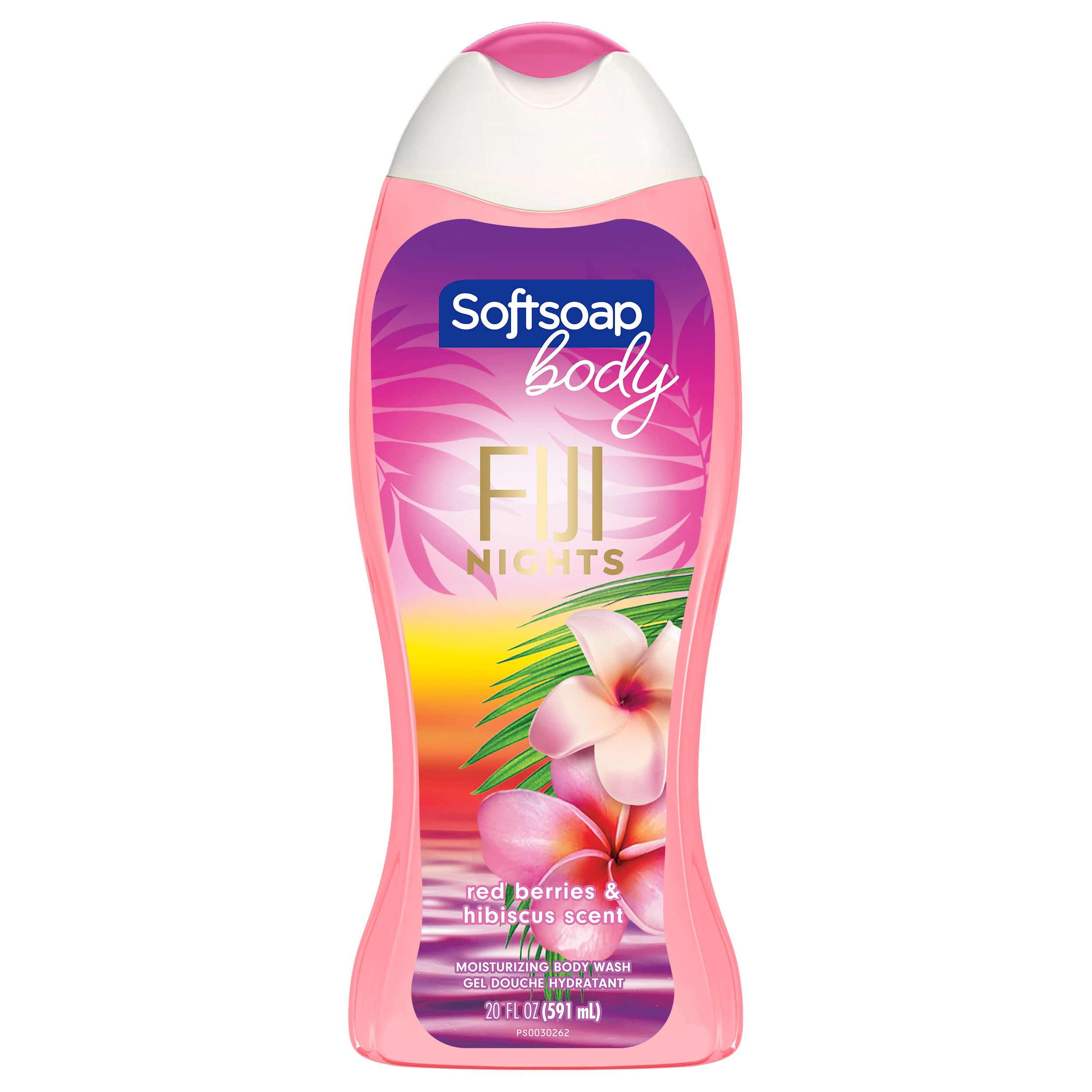 Softsoap Fiji Nights Body Wash, Floral Body Wash, 20 Oz