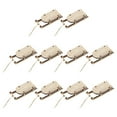 thumbnail image 4 of Raindrops Mini Wood Sleds Christmas Sled Ornaments Classic Holiday Style Beige 10Pcs 4.9X2.0X1.0in, 4 of 7
