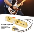 thumbnail image 4 of Placa De Control De Metal De 3 Vías Precableada Para Guitarra Telecaster Con Perillas Doradas De Interruptor De 3 Vías, 4 of 7