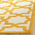 thumbnail image 3 of Safavieh Cambridge 5' X 8' Hand Tufted Wool Rug in Ivory and Gold, 3 of 3