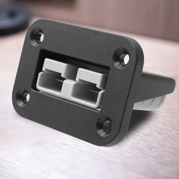 Peggybuy Anderson Panel Plug 50 Amp Mount Bracket Panel Shell Waterproof for Caravan Auto
