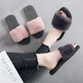 thumbnail image 5 of Fur Slides for Women,Quality Fur Womens Slides Fuzzy Sandals Flip Flop Furry Slides Soft Flat for Indoor Outdoor, 5 of 5