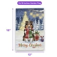 thumbnail image 5 of Merry Christmas Shetland Sheepdog Snowy Winter with Gifts Tree Decorations Garden Flag 12x18in Double Sided Sheltie Dog Lover Gifts Outdoor Decor - 12020, 5 of 5