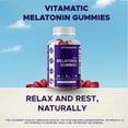 thumbnail image 3 of 2 Pack Vitamatic Melatonin Gummies for Kids & Adults - (2.5mg 5mg & 10mg Doses) - 60 Vegan Gummies - Natural Sleep Aid Supplement (Total 120 Gummies), 3 of 10