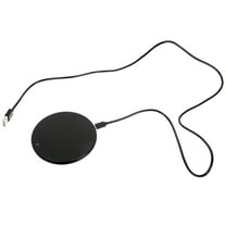 LEORX Fast Heating Mug Warmer Desktop Beverage Warmer Black Aluminum 1 Set