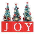 thumbnail image 2 of Adorno para árbol de Navidad, bonito árbol de Navidad de escritorio, miniárbol de Navidad, decoración de escritorio JOY, 2 of 14