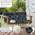 thumbnail image 6 of Swing Cushions 3 Seater Replacement, Waterproof Porch Swing Cushions, Thicken 5" Bench Cushions for Outdoor Furniture With Backrest , Patio Loveseat Sofa Pads（hummingbird,40*63in）, 6 of 7