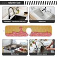 thumbnail image 7 of Coolnut Ice Cream Sink Faucet Mat for Kitchen,Sink Splash Guard Behind Faucet, Kitchen Faucet Absorbent Mat,Microfiber Cloth Faucet Mat (2 Pack,14.9×5.5in) Home Decor, 7 of 7
