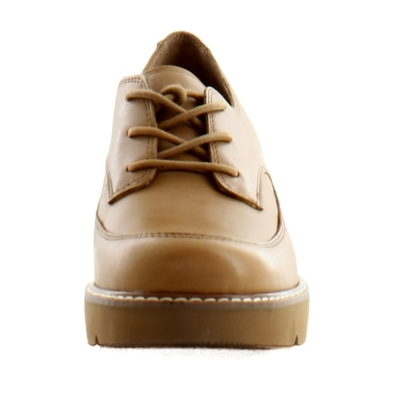 Naturalizer Darry-Lace Women's Oxfords Toffee Brown Leather Size