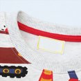 thumbnail image 4 of Gerichy Toddler Boys Sweatshirts Cotton Crewneck Excavator Shirt Long Sleeve Pullover Tops Tees 2-8T, 4 of 7