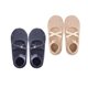 thumbnail image 3 of 2 pares de calcetines de yoga para mujer, sin espalda, transpirables, con agarre, para pilates y ballet. gris y caqui, 3 of 7