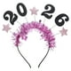 thumbnail image 1 of ColoMX Diadema de Nochevieja: Diadema de estrellas brillantes 2026 para decoración de fiestas - Tocado festivo brillante para mujer., 1 of 8
