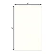 thumbnail image 2 of Antique White 3x5 Inch Uncut Art Mat Board - No Opening - 25 Mats, 2 of 7