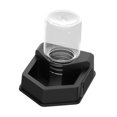 thumbnail image 3 of Comedero para reptiles, dispensador agua, recipiente portátil y creativo, herramienta para beber, accesorios alimentación para serpientes y Negro, 3 of 10