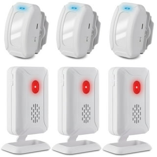 Alzheimer's Wandering Sensors with Remote Wall Plug In Alarm, Monitor  Doors, Cabinets, Hallways, Bedrooms and Stairs with simple to use and  Install Alarm Kits
