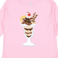 thumbnail image 4 of Inktastic Ice Cream Sundae Boys or Girls Long Sleeve Toddler T-Shirt, 4 of 5