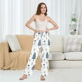 thumbnail image 6 of FORMRS Women's Pajama Pants with Pockets Soft Comfy Loungewear Sleep Bottom, Sizes S-2XL, Cute Snowmen, 6 of 8