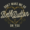 thumbnail image 2 of Women's Yellowstone Don't Make Me Go Beth Dutton Barbwire Heart  Racerback Tank Top, 2 of 4