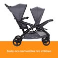 thumbnail image 7 of Baby Trend Sit N' Stand Double 2.0 Stroller, Dash Grey, Compact Fold, Compatible with Car Seats, 7 of 7