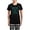 With Checker Pant, variant on - I Was Naughty This Year Ugly Women's Dark Pajamas - Women's Short Sleeve Print T-Shirt and Pants Dark Cotton Pajama Set