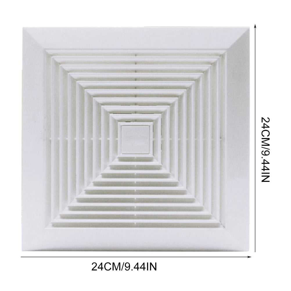 ELAYARD Quiet Bathroom Exhaust Fan for Ceiling and Wall, White Ventilation Fan Ideal for Kitchen and Bathroom Use