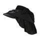 thumbnail image 1 of Ventilador de moda de sombrero de visor de ventilador para pescar Camping Beach al aire libre deportes al aire libre Negro, 1 of 8