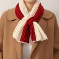 thumbnail image 2 of Aoochasliy Winter Scarfs Christmas Clothes Women's Warm Small Scarf In Autumn and Short Cross Knit Scarf, 2 of 6