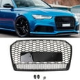 thumbnail image 6 of Accreate Front Grill, Honeycomb Front Bumper Center Grill Mesh Cover Compatible for A6 C7PA 2016-2018 Facelift Replaces 4G0853651AG 4G0853651AE, 6 of 6