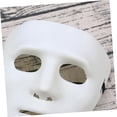 thumbnail image 4 of 1 máscara de plástico de Halloween blanca máscara de Halloween máscara de baile de disfraces máscara de baile callejero, 4 of 5