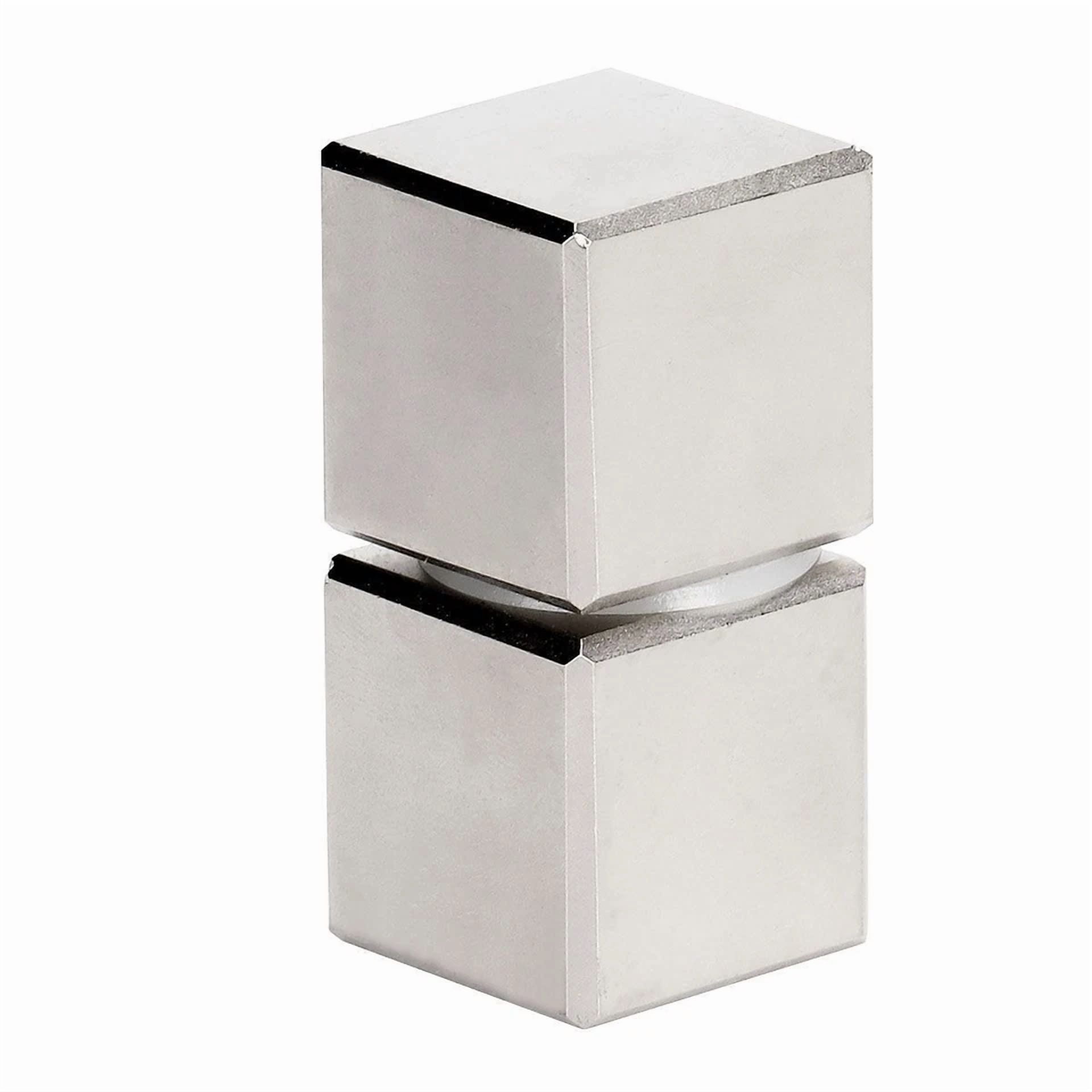 CIRCLE- 2Pcs Block Magnets Super Strong N45 Neodymium Large Magnet 1X1X1 Rare Earth