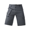 thumbnail image 7 of Mens Cargo Shorts Multi-Pocket Tactical Work Shorts 9" Inseam Regular Fit Short Pants Above Knee Length Belt Loops for Hiking Camping, 7 of 7