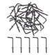 thumbnail image 1 of Ganchos en forma de L de 40 piezas de Uxcell, ganchos de tornillo de ángulo recto de 1 pulgada para colgar, bronce negro, 1 of 7